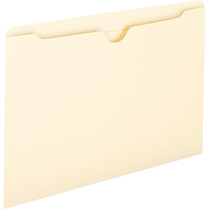 Smead File Jacket, Reinforced Straight-Cut Tab, Flat-No Expansion, Legal Size - Image 2