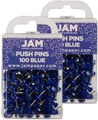 JAM PAPER Colorful Push Pins by JAMPaper
