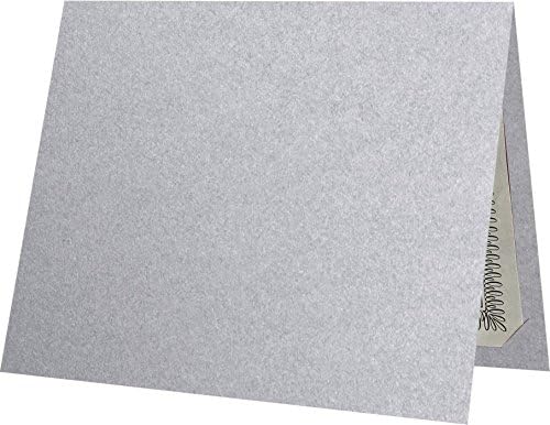 LUXPaper 9.5" x 12" Certificate Holders | Silver Metallic | 105lb. Cover | 250 by LUXPaper