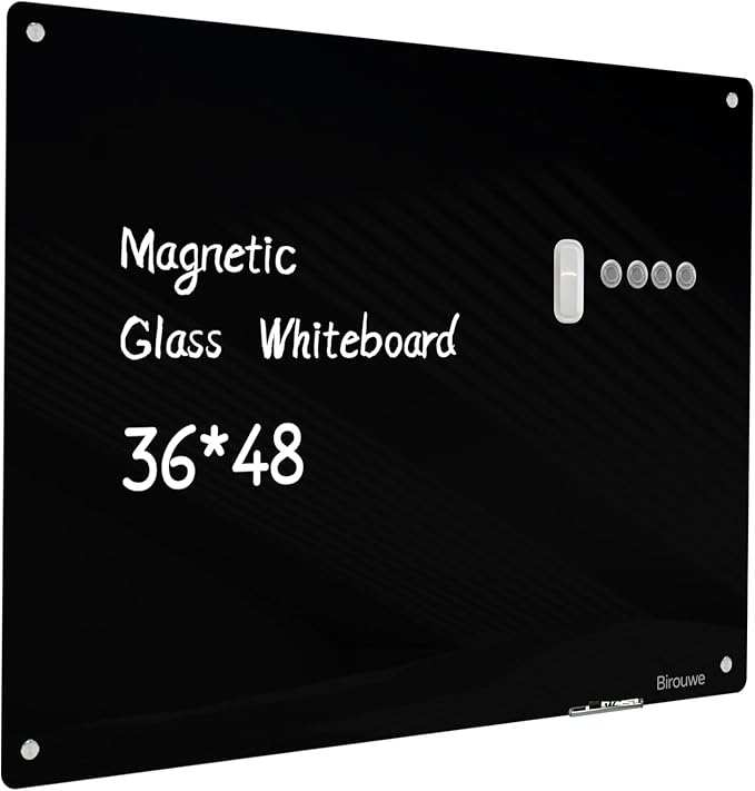 Magnetic Glass Blackboard by Unknown