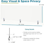 Desk Divider for Students and Desk Privacy Panel. Office Partitions and Ideal - Image 4