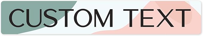 Custom Sign, Custom Street Sign, 11 Font Colors, 13 Font Styles, 4 Hole Options by MySignCenter