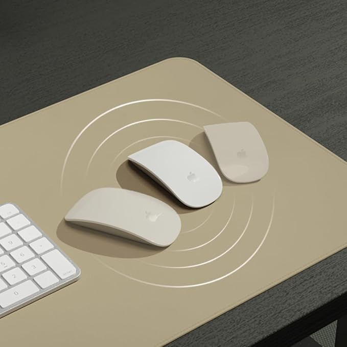 POUT TekDec Mat – Vegan Leather Desk Pad, Water-Resistant Surface, Anti-Slip - Image 6