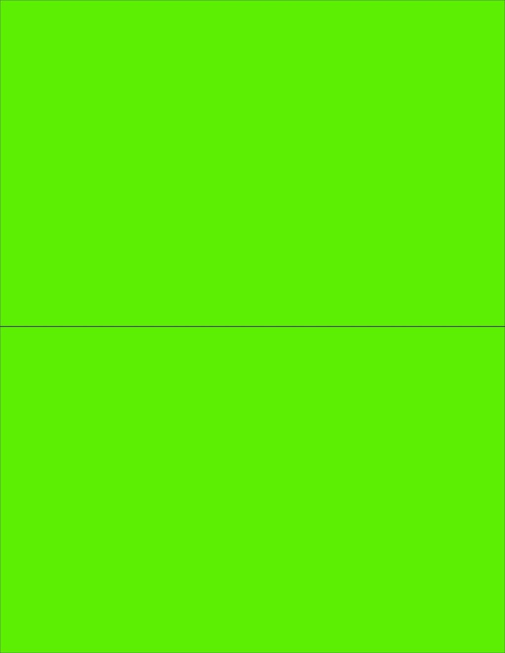 NextDayLabels - 8-1/2 x 11 Neon Color High Light Fluorescent Labels