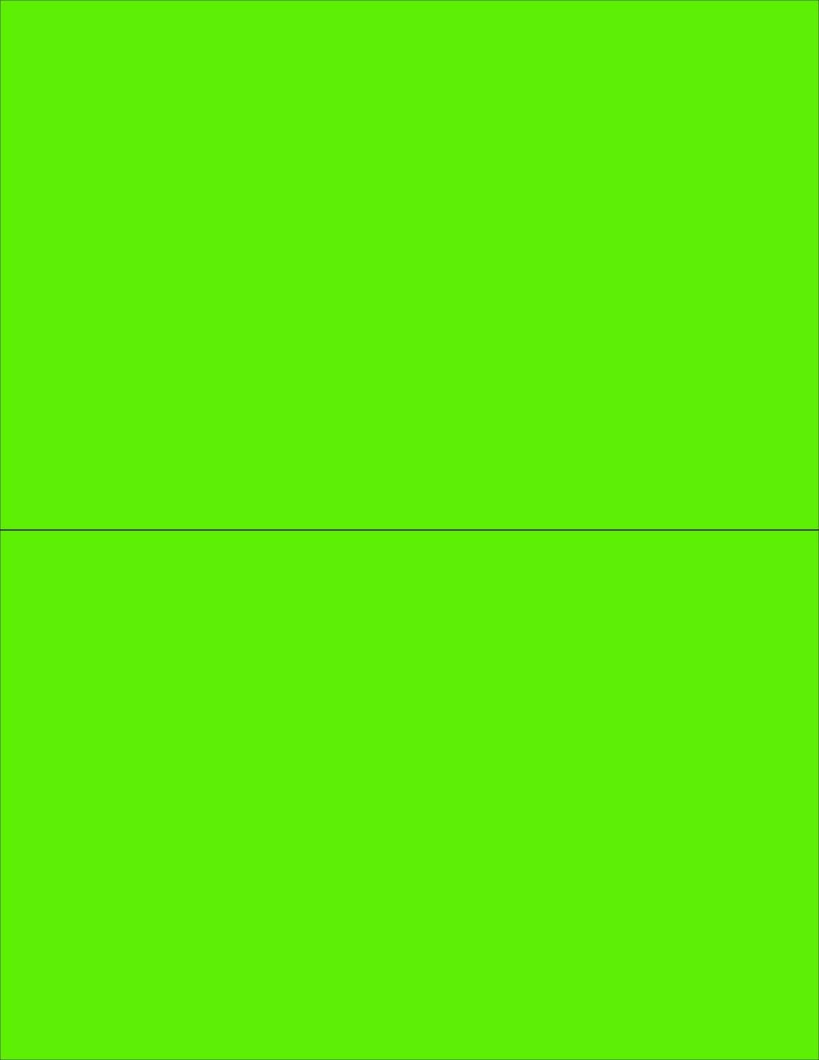 NextDayLabels - 8-1/2 x 11 Neon Color High Light Fluorescent Labels
