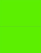 NextDayLabels 8-1/2 x 11" Neon Color High Light Fluorescent Labels by NextDayLabels