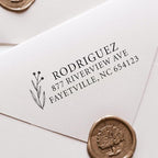 Custom Floral Address Stamp | Choose from 12 Designs | Multiple Ink Color - Image 3