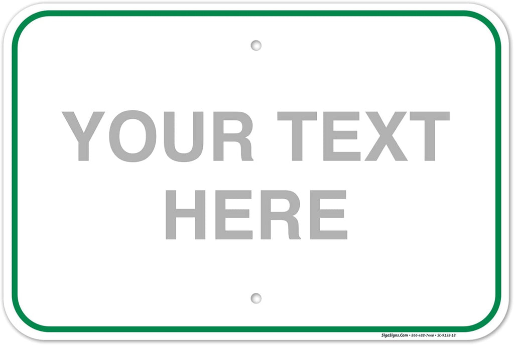 Custom Sign, Personalized Metal Signs, Customize