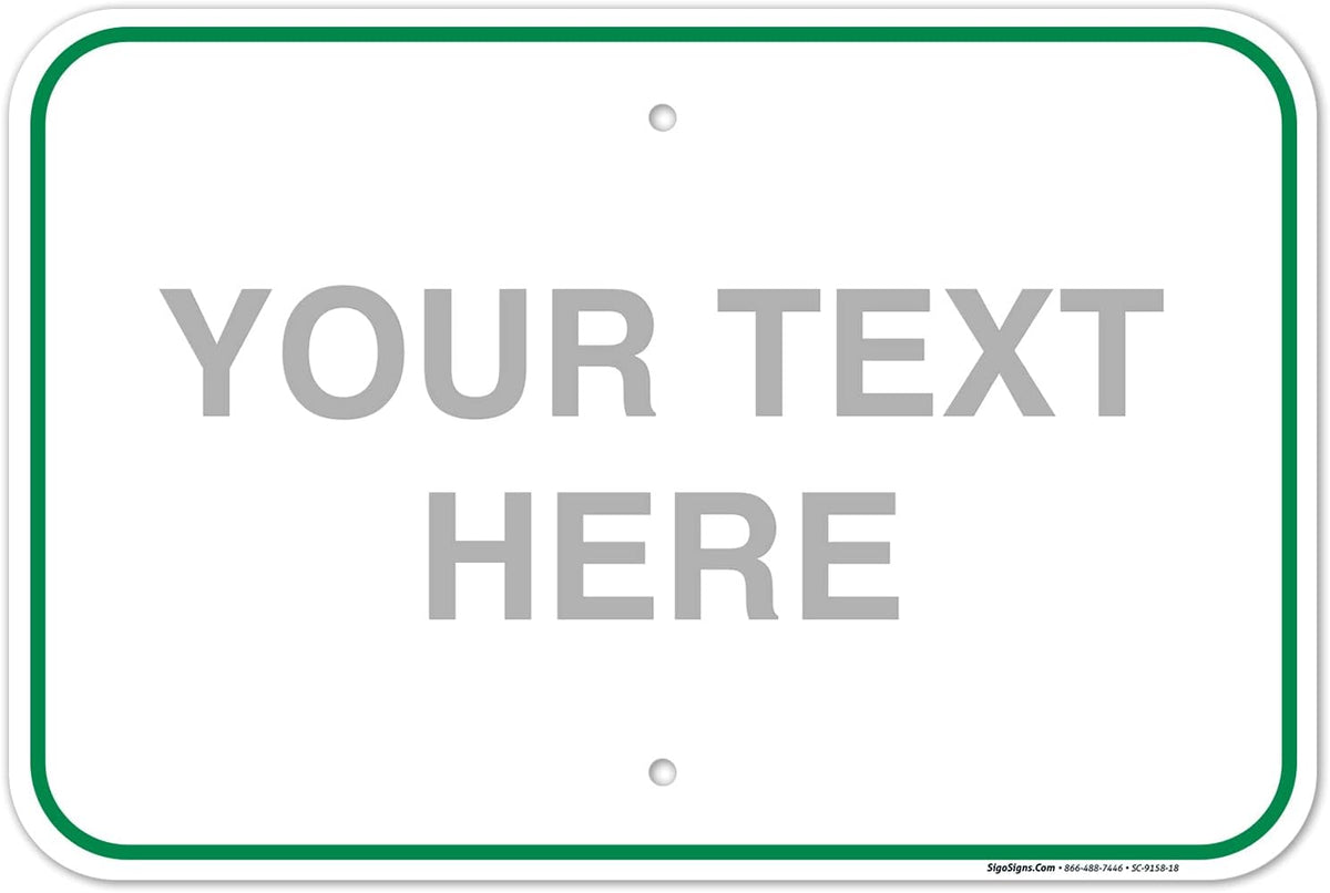 Custom Sign, Personalized Metal Signs, Customize
