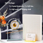 Movdyka Congratulation Gifts for Women Men, New Job Promotion Crystal Clock | Congratulation Gifts for Women Men, Congrats on New Job Promotion Gift for Coworkers Leader Employee, Crystal Plaque Decor
