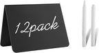 12 Pack 4"x3"Mini Chalkboard Signs by Doloburn