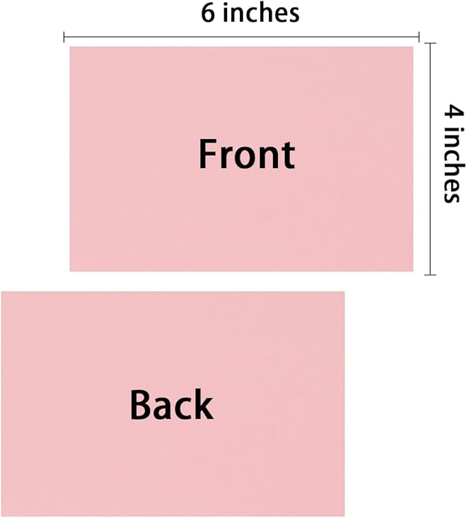 50 Sheets Blank Cardstock Paper 250 GSM Thick Heavy Cards Stock - Image 2