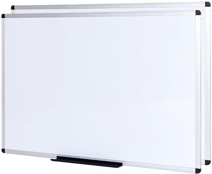 VIZ-PRO Large Magnetic Dry Erase White Board by VIZ-PRO