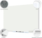 Magnetic Whiteboard, Glass Dry Erase Board 4' x 3' White Surface, Home School - Image 2