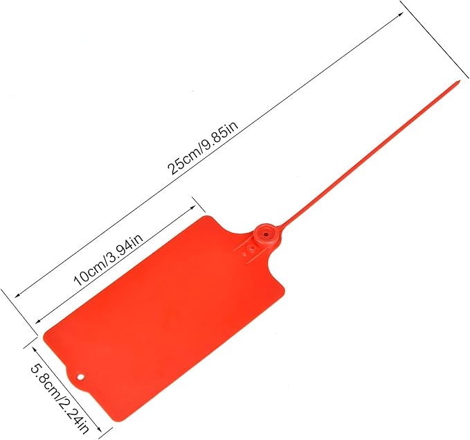 100 Plastic Shipping Tags - Image 5