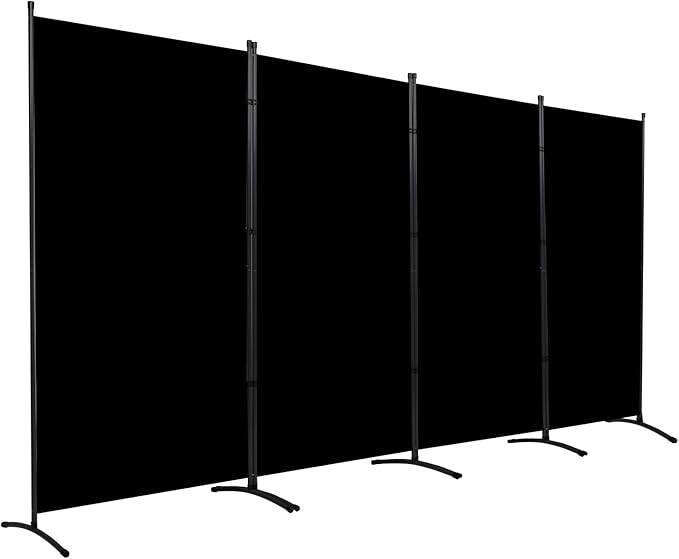 Room Divider 6FT Folding Privacy Screens, 4 Panel Partition Room Dividers - Image 8