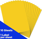 JAM PAPER Full Sheet Shipping Labels - Image 2