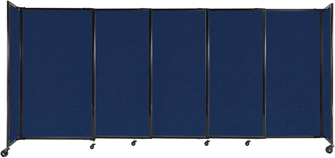 Versare Straightwall Sliding Portable Wall Partition | Freestanding Office by VERSARE