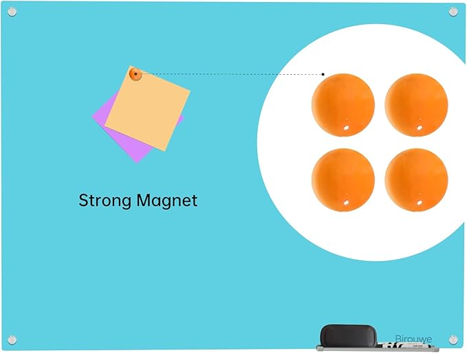 Magnetic Glass Dry Erase Board - Image 5