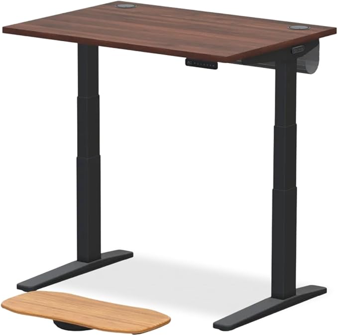 UPLIFTDESK V3 2-Leg Walnut Laminate Wood Standing Desk – Adjustable Height by UPLIFTDESK