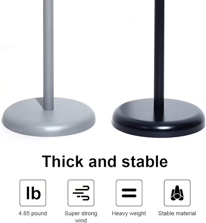 SENZHIYI Adjustable Poster Sign Stand Holder Heavy Duty Snap Open Aluminum - Image 3