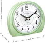 Tinload 5.5" Large Analog Alarm Clock Silent Non Ticking, Gentle Wake, Beep - Image 3