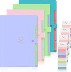 SKYDUE 4 Packs Expanding File Folder by SKYDUE