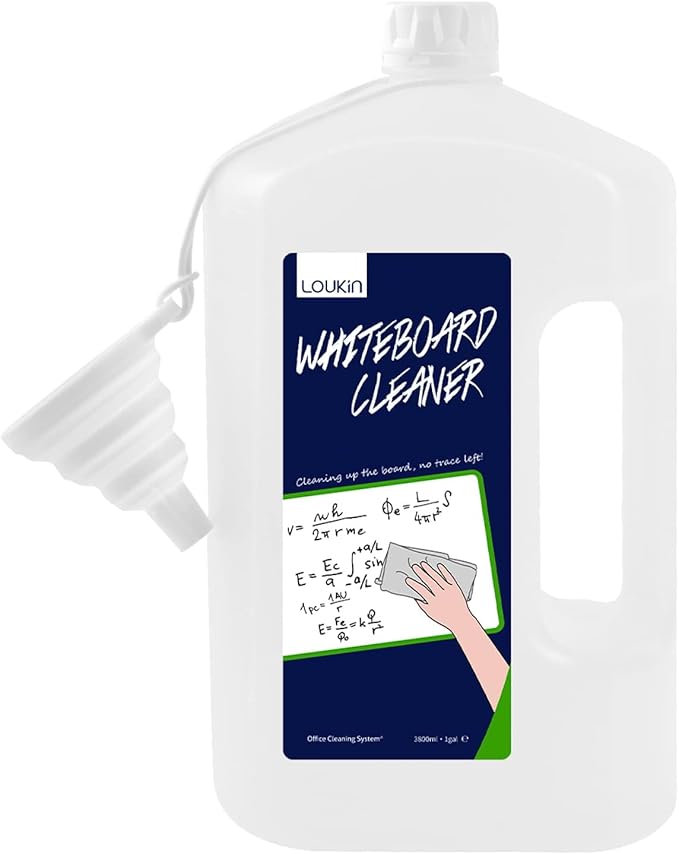 Loukin Non-Toxic Whiteboard Cleaner, 1 Gallon Dry Erase Board Cleaner by LOUKIN