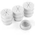 HYCC 10 Pack 2-3/8 Inch Flexible Desk Grommet, Organize Wires and Cables on by HYCC