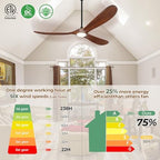 72" outdoor ceiling fans with lights and remote shown in use