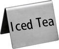 New Star Foodservice Stainless Steel Table Tent Sign, 2 x 2-Inch) by NewStarFoodservice