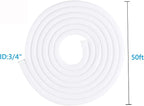 QCSIW 3/4"-50ft Extra-Long Braided Cable Sleeve Protector - Image 6