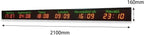 Digital World Time Zones Clock for 6 Cities, Adjustable Brightness LED Display - Image 7