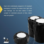 BETCKEY - Compatible Continuous Labels Replacement for Brother DK-2210 (1.1 in x 100 ft), Use with Brother QL Label Printers [6 Rolls + 1 Reusable Cartridge]