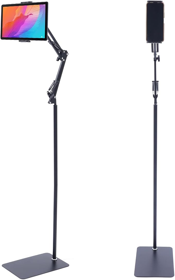 Fufiea Floor Stand for Tablet & Phone, Knob-Locking Stable Base for iPad by Unknown