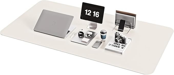 YSAGi Non-Slip Leather Desk Pad XL Size, Waterproof Laptop Computer Desk by YSAGi