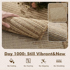 montvoo-2x6 ft indoor outdoor runner rugs for entryway shown in use