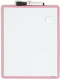 U Brands Contempo Magnetic Dry Erase Board White Board, 11” x 14”, Blush Pink by UBrands