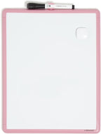 U Brands Contempo Magnetic Dry Erase Board White Board, 11” x 14”, Blush Pink by UBrands
