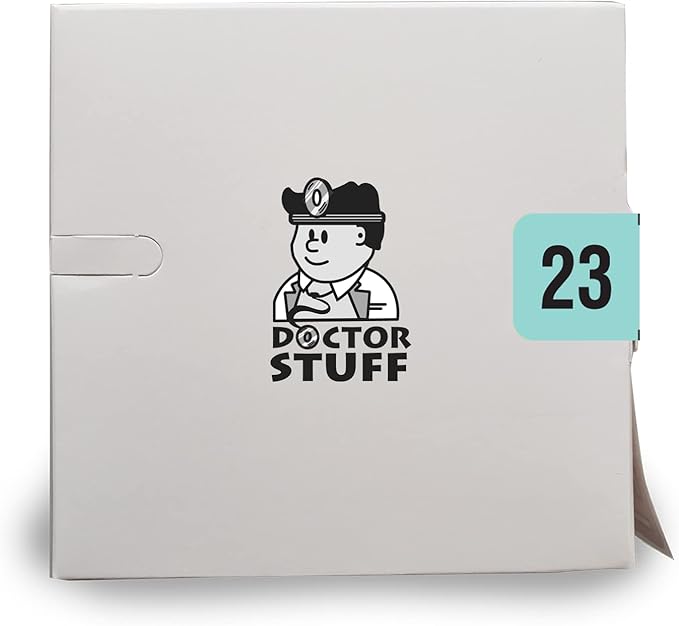 2023 Year Stickers, Doctor Stuff 2023 Chart Stickers, Aqua/Black Colored - Image 3