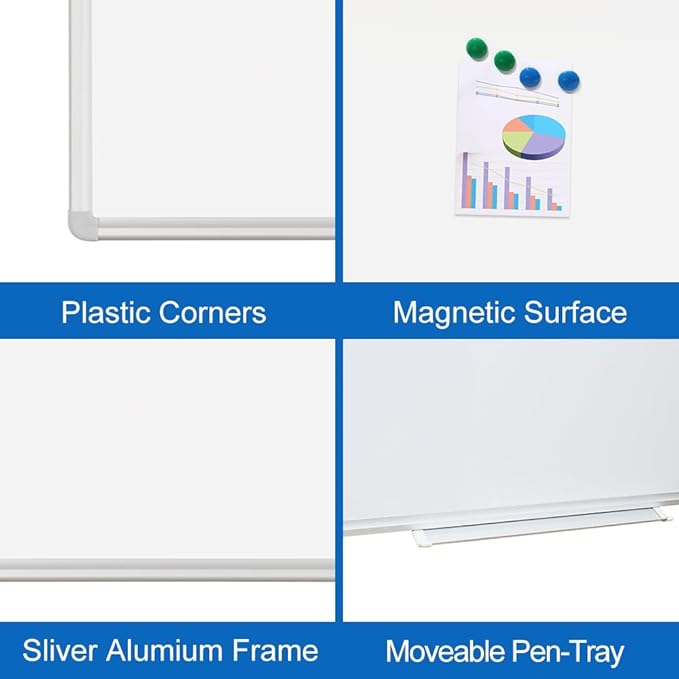 DEVELOP 12x18 Inch Magnetic Dry Erase Board - Image 3