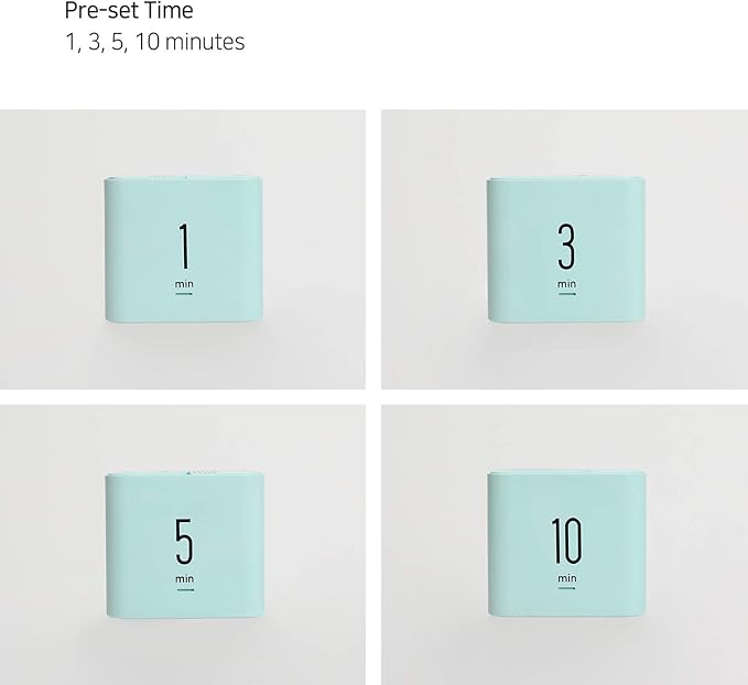 mooas Multi Cube Timer Clock Rotating Flip Gravity Sensor Time Management - Image 2