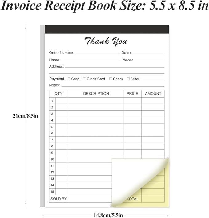 Thank You Receipt Book - Image 3