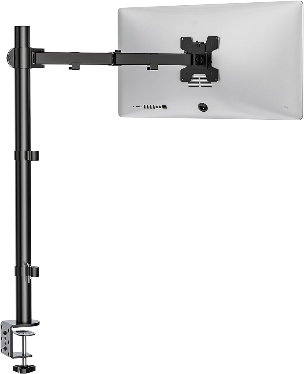 WALI Monitor Arm Mount for Desk, Single Extra Tall Computer Desk Mount