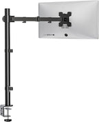 WALI Monitor Arm Mount for Desk, Single Extra Tall Computer Desk Mount by WALI