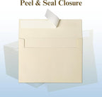 Goefun Cream Blank Cards and Envelopes, 5x7 Folded Ivory Cardstock and A7 - Image 3