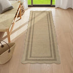 livebox scalloped washable 2x6 kitchen runner rug, easy, view 9