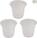 Eumyviv 3 Pack Bell Shaped Frosted Glass Lamp Shade Replacement by Eumyviv