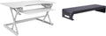 Rocelco 40" Large Height Adjustable Standing Desk Converter