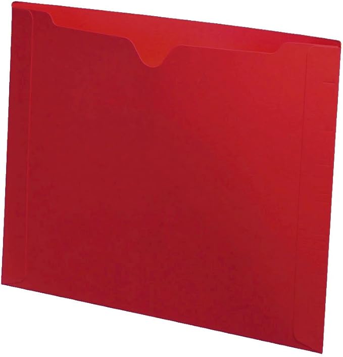 Ecom Folders Red Dental File Folder, Standard Duty, Letter Size by Ecom+Folders
